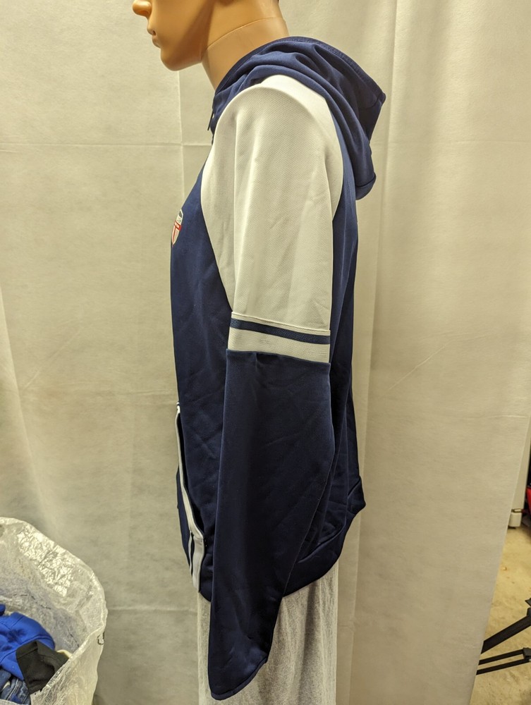 US Squash Junior Team Full Zip Hooded Jacket Halloway M