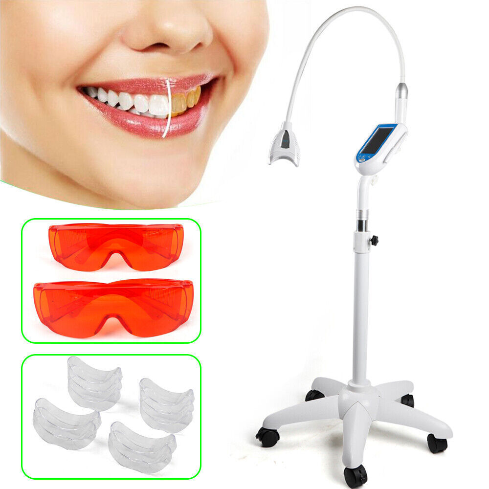 Dental Mobile Teeth Whitening Machine Cold LED Light Bleaching Accelerator Lamp