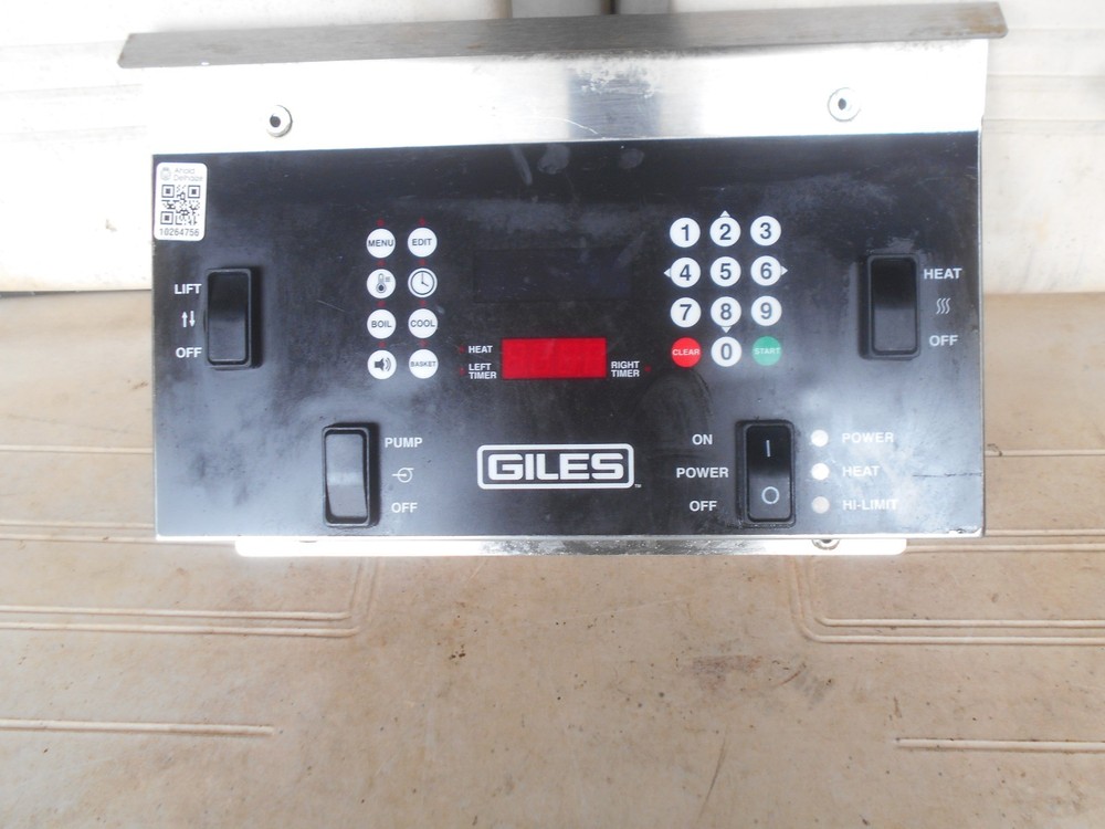 Giles OEM 71836 Control Panel  CC10, GBF Fryer