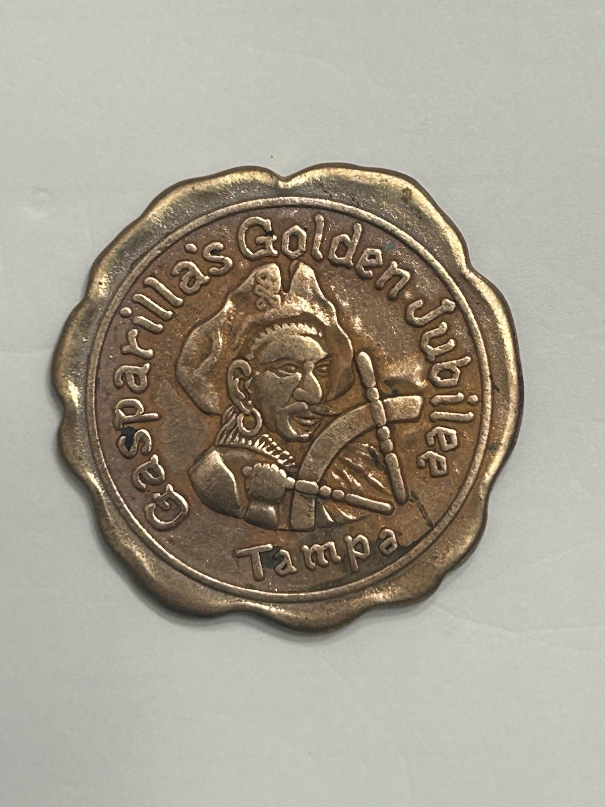 1904-1954 PIRATES GOLDEN JUBILEE TOKEN GASPARILLA PIRATE.TAMPA FL.