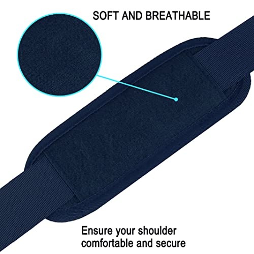 Shoulder Strap, Durable 55" Universal Replacement Laptop Shoulder Strap, Blue