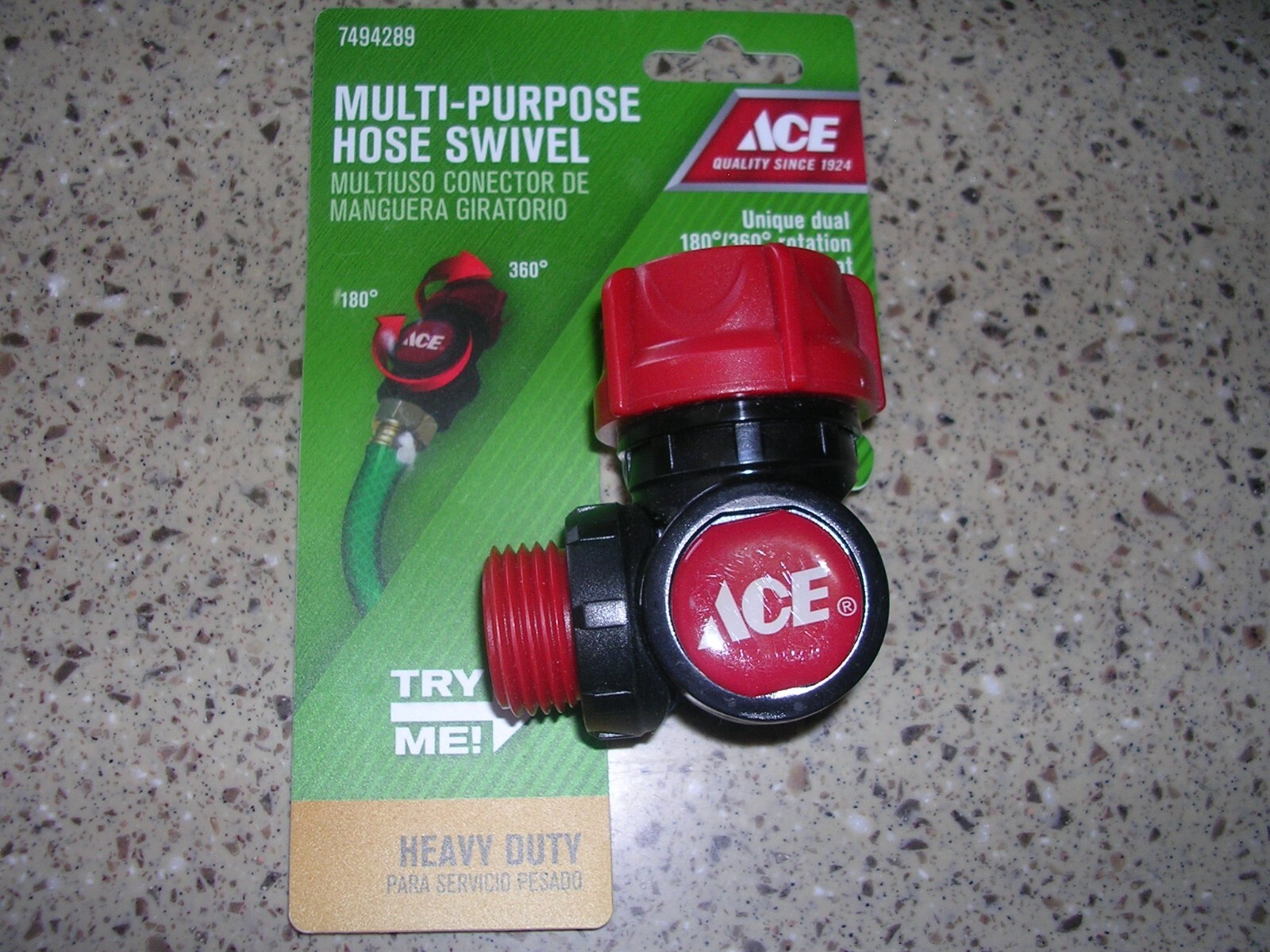 Multi-purpose hose swivel by Ace~new~use~RV'S~gardening