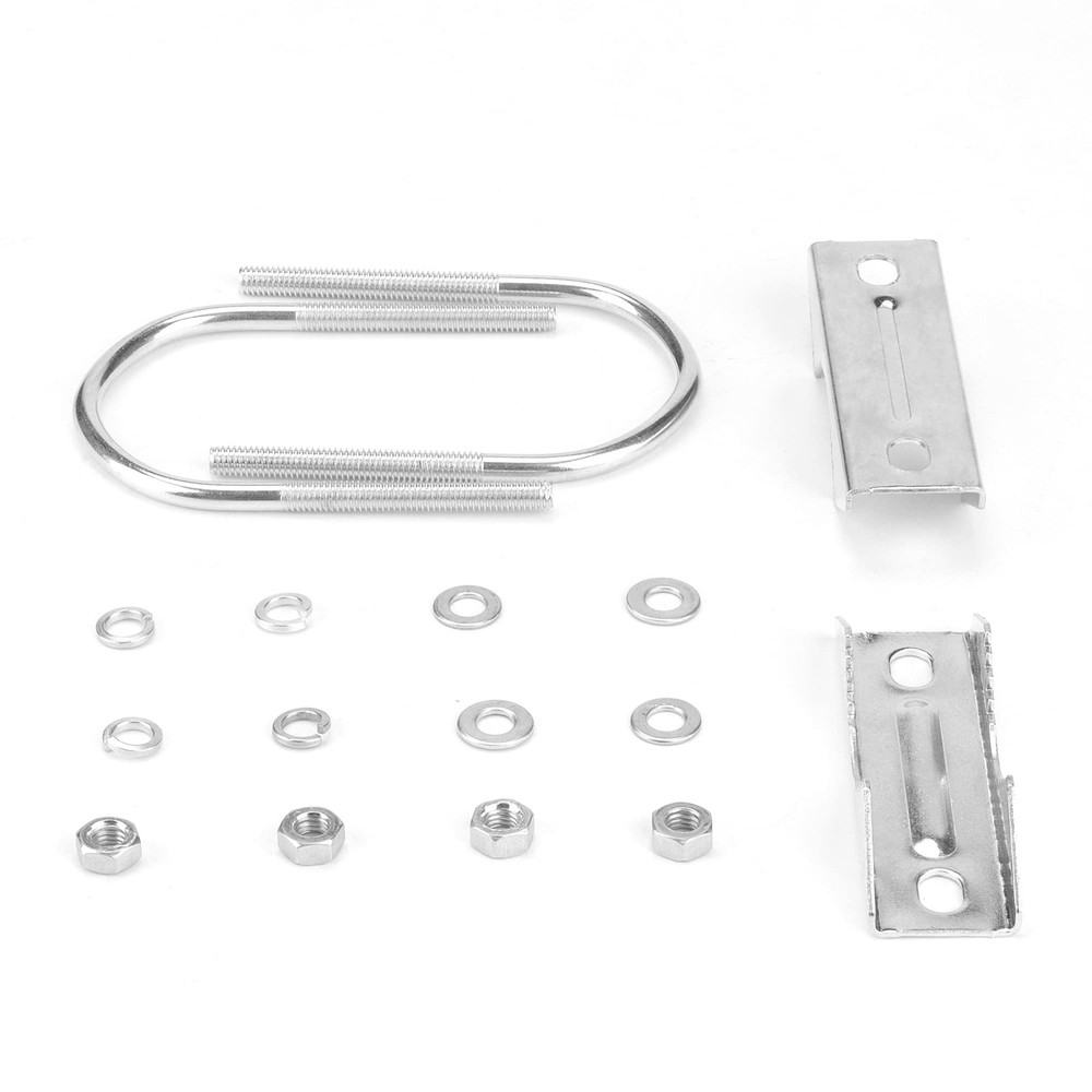 ZDTECH Pole Mount Bracket L Mounting to Wall Hardware Silver