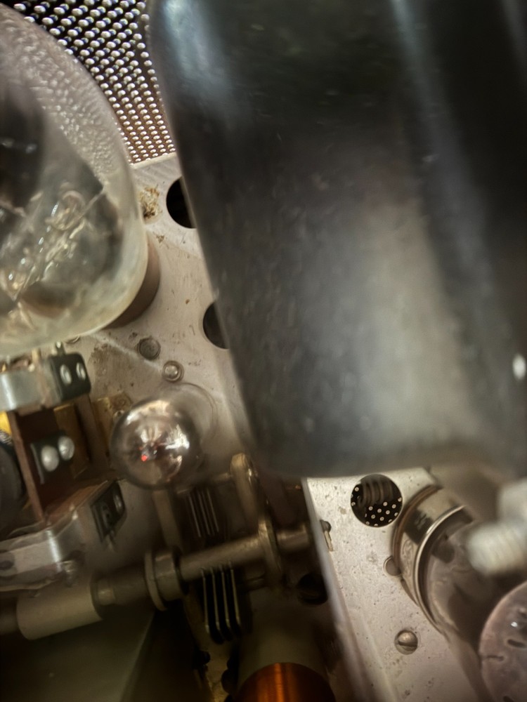 Johnson Viking Ranger Tube Transmitter Powers On Tubes Light Meter Works