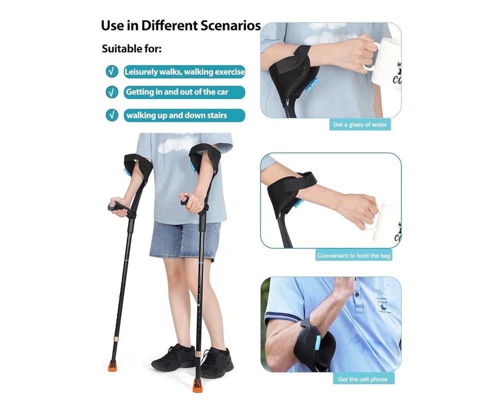 Antdvao Forearm Crutches For Adults