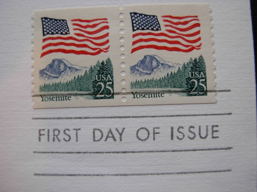 2280 Flag 25c Coil Pair FDC