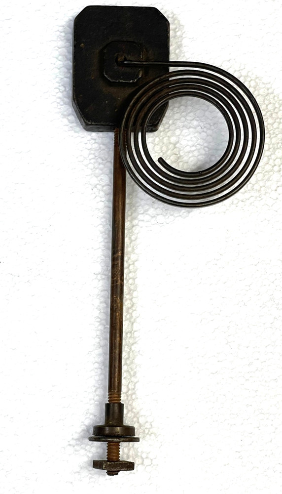 Antique Mantel Clock Wire Gong 6 1/2" High