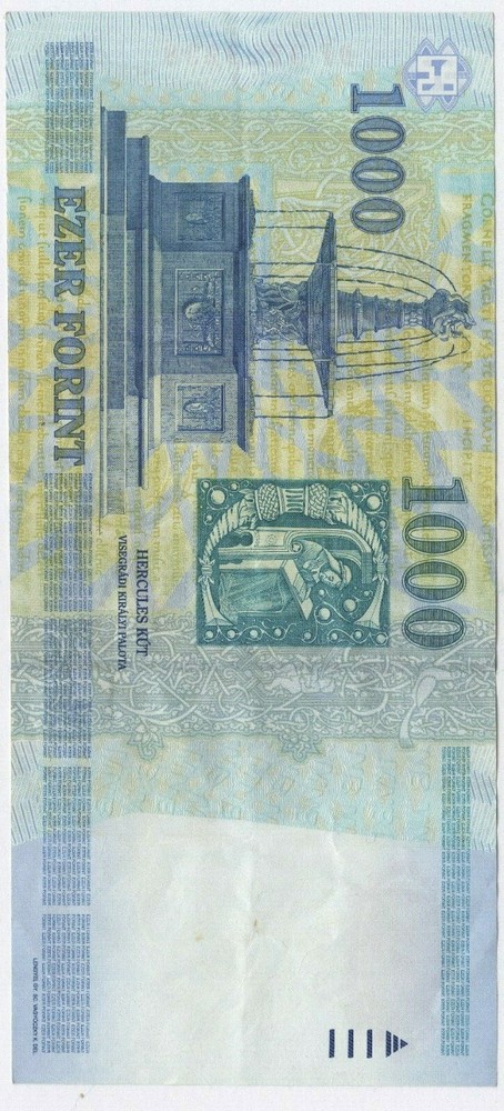 Hungary 1998 1000 Forint Note – World Banknote