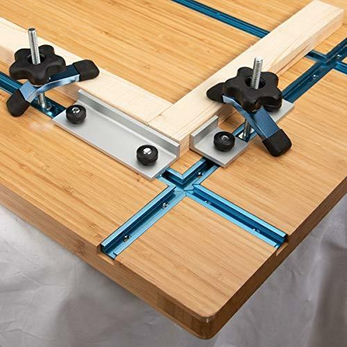 POWERTEC 71209 T-Track Intersection Kit with Wood Screws