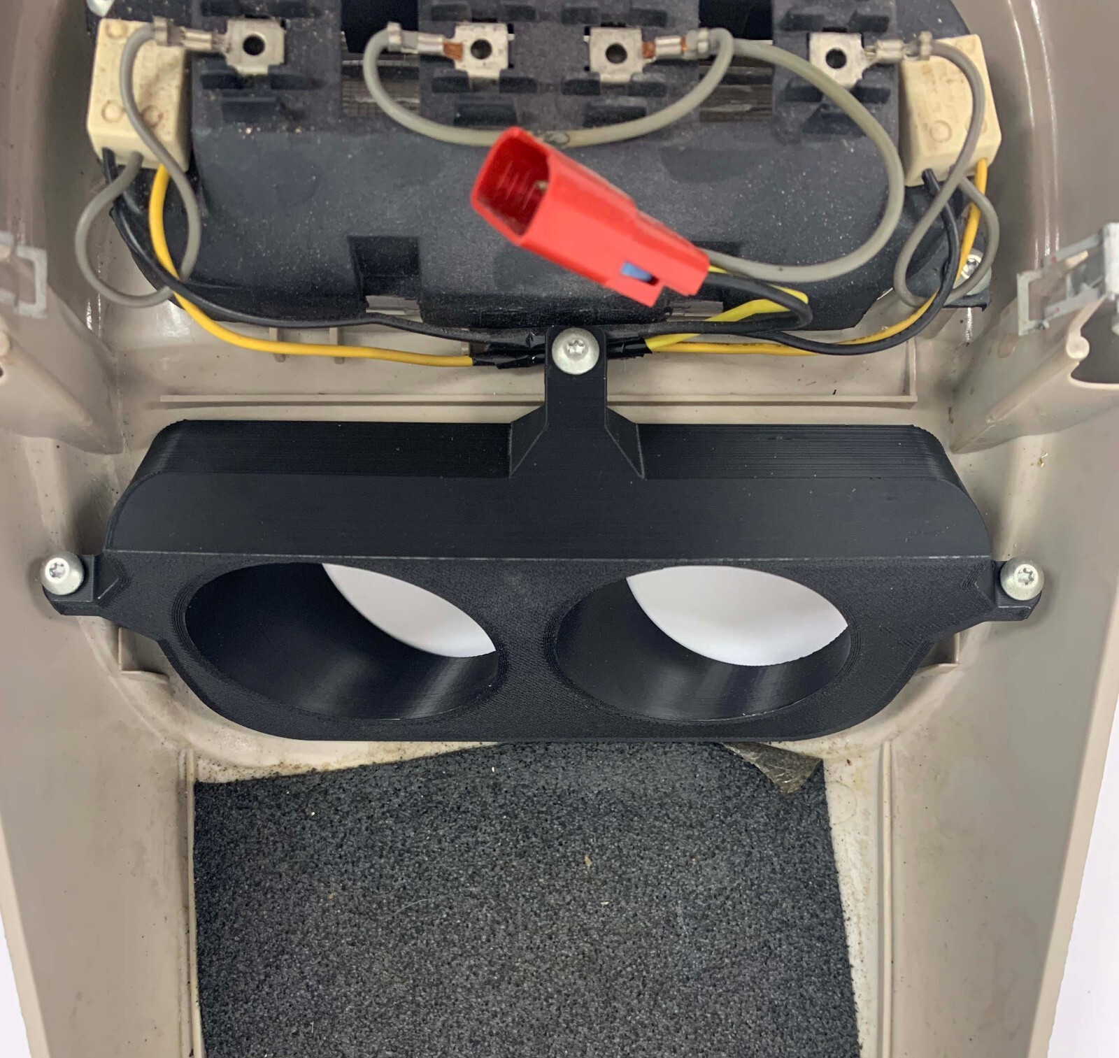 Ram 94-97 Map Light Double Gauge Pod Angled