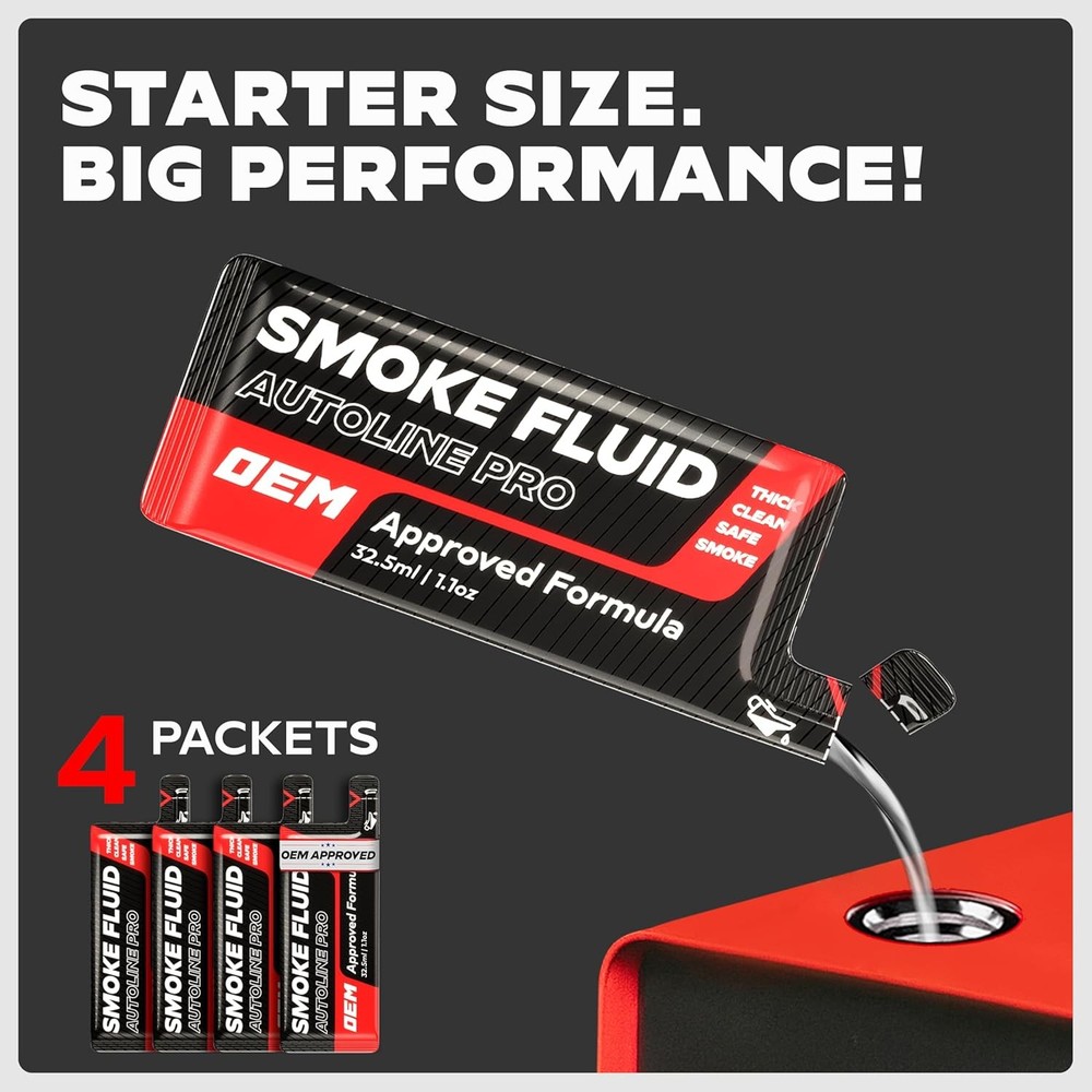 Automotive Smoke Machine 4.4oz Fluid Solution - Starter Size | Thick |...