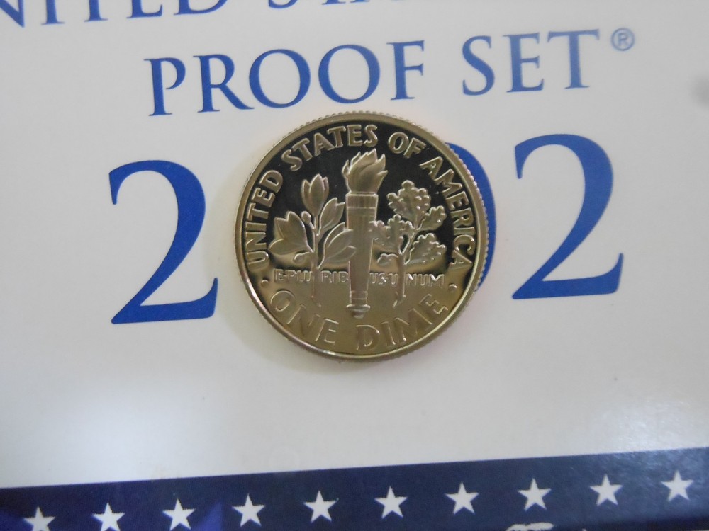 2002 S - Dime - Proof uncirculated 10C coin- CAMEO B8