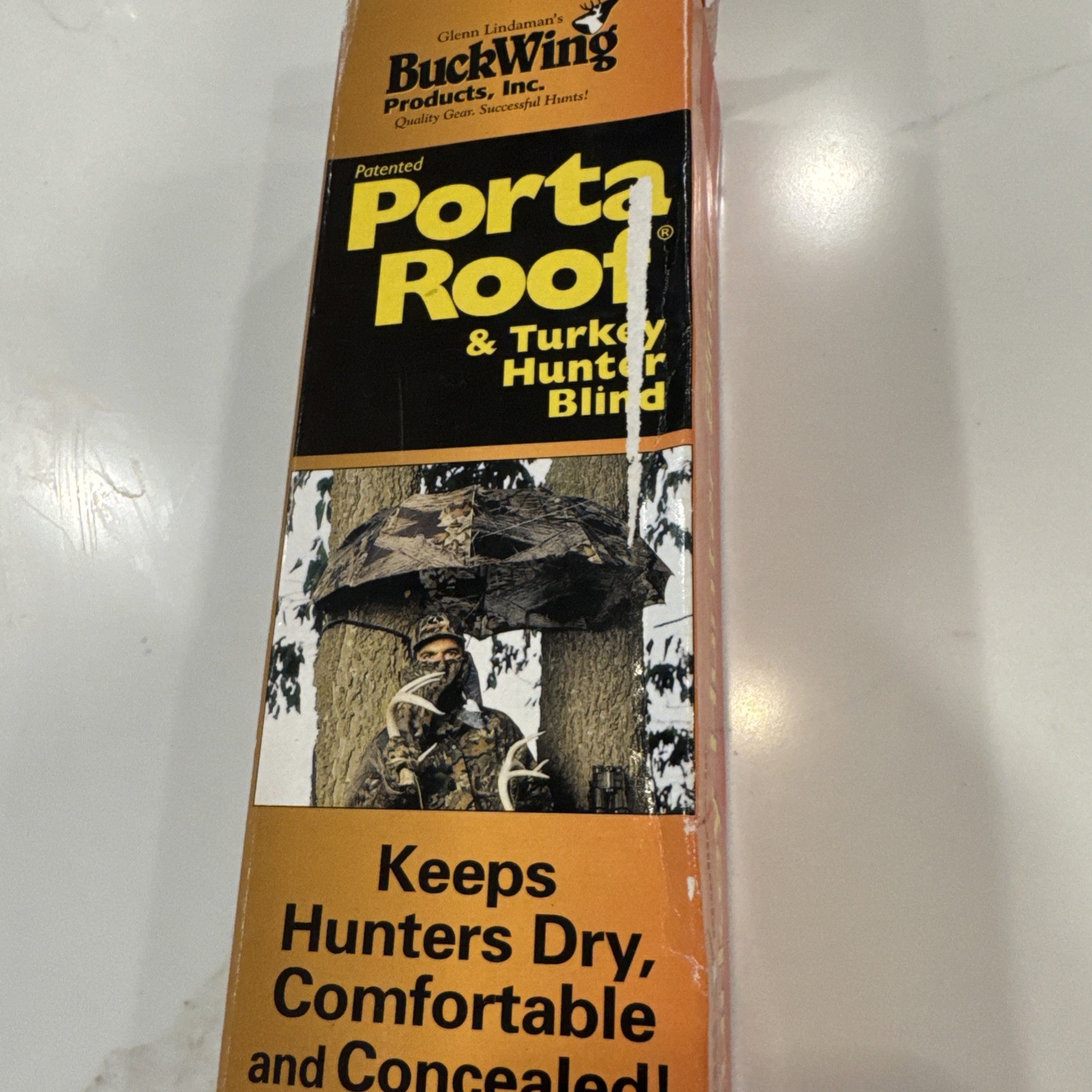 Vintage Buckwing Porta Roof & Turkey Hunter Blind Mossy Oak Break Up