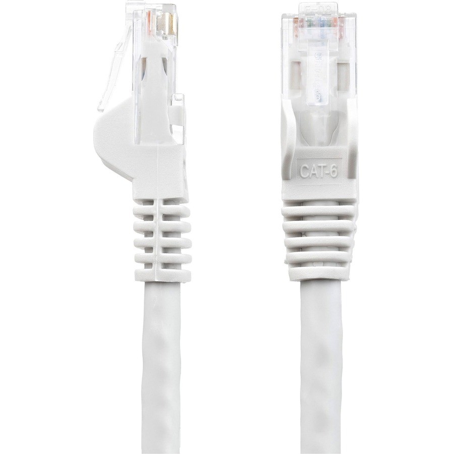 StarTech N6PATCH20WH 20ft White Cat6 Patch Cable Snagless RJ45