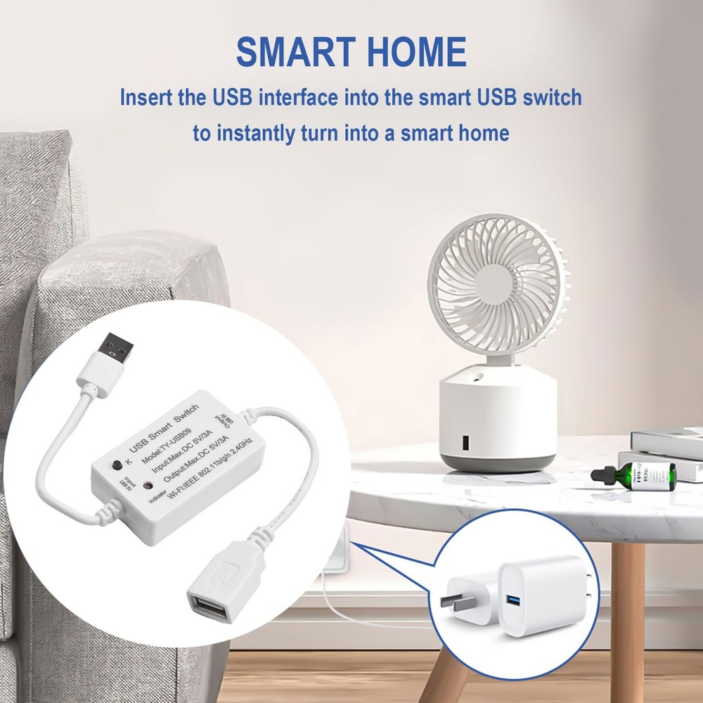 Unlimited Control USB Smart Switch for Multiple Devices No Interference