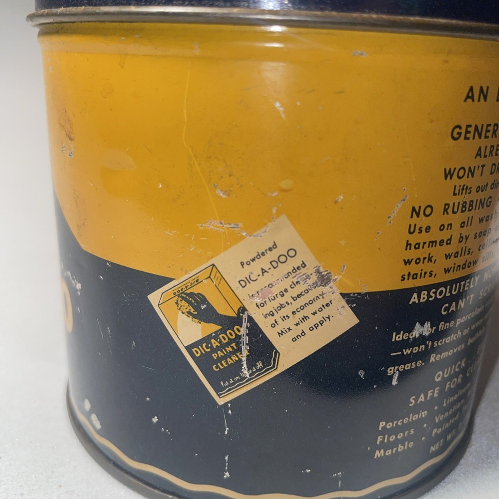 Dic-A-Doo Prepared Waterless Type Cleaner Can