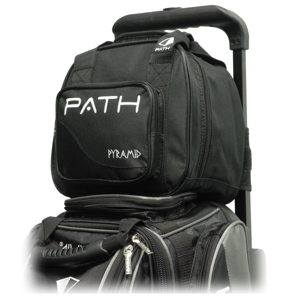 Pyramid Path Plus One Spare Tote Bowling Bag - Black
