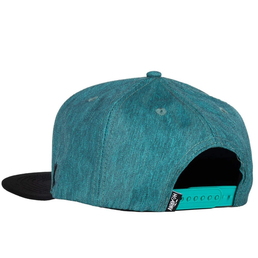 HK Army Snapback Hat - Clip - Black / Teal