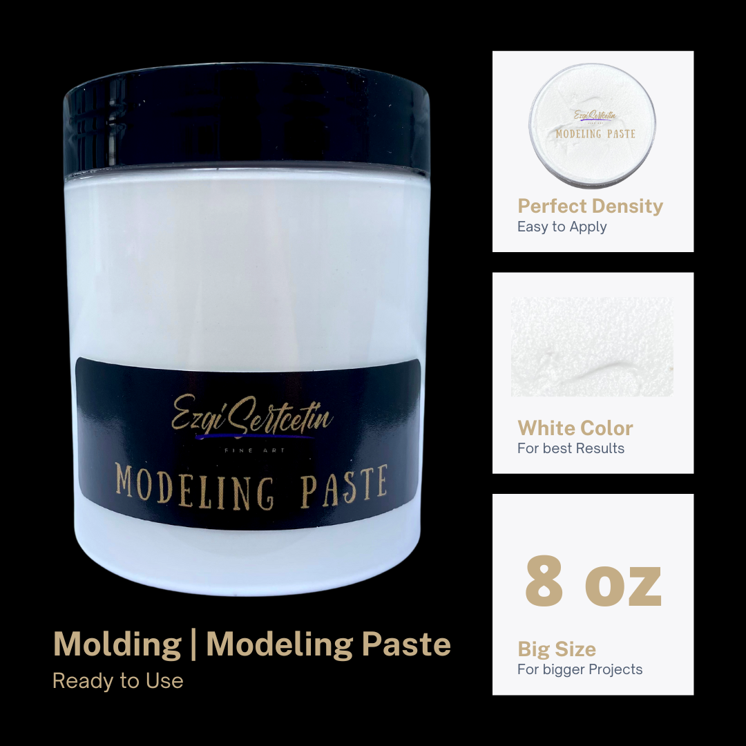 Premium Modeling Paste | 8 oz | Lightweight Product | Ideal for Artwork and DIY