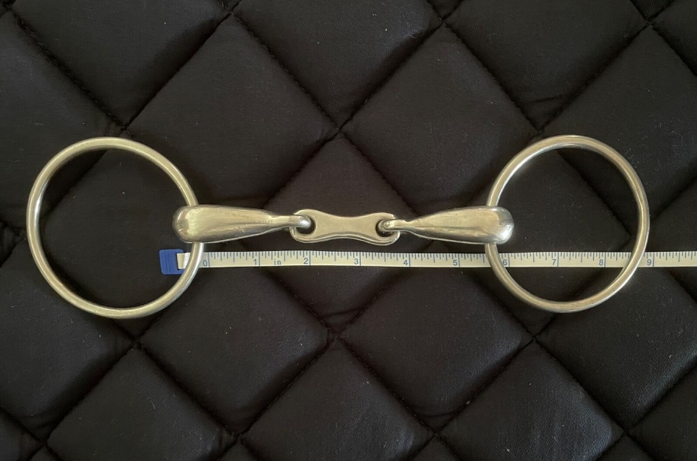 French Link O Ring Snaffle Horse Bit 5.5” 5 1/2”