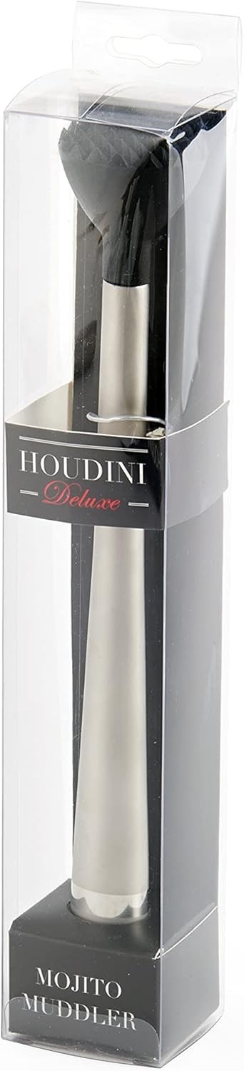Houdini Stainless Steel Cocktail Muddler 9 Inches 9 Inches,
