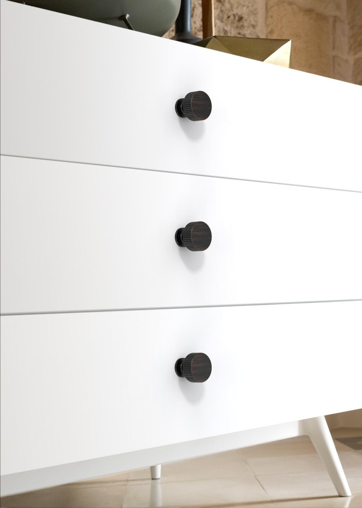 10 Pack Matte Black Cabinet Knobs 1-1/10 Inch(28mm) Single Hole Cabinet Pulls...