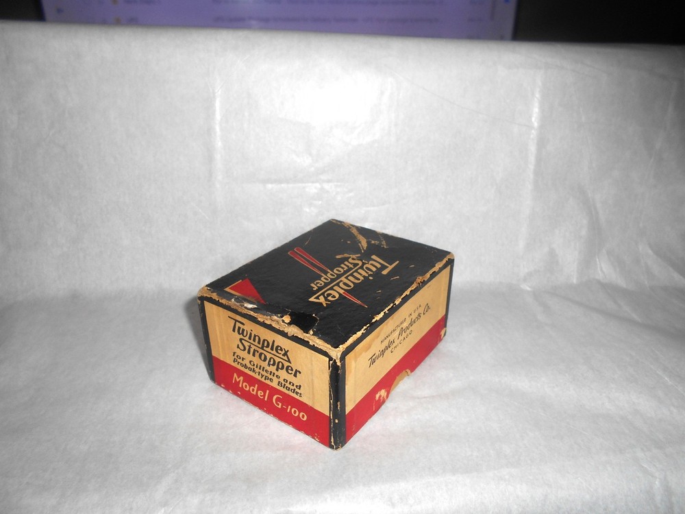 Twinplex Stropper Razor Sharpener W/ Instructions G-100 - Gillette/Probak