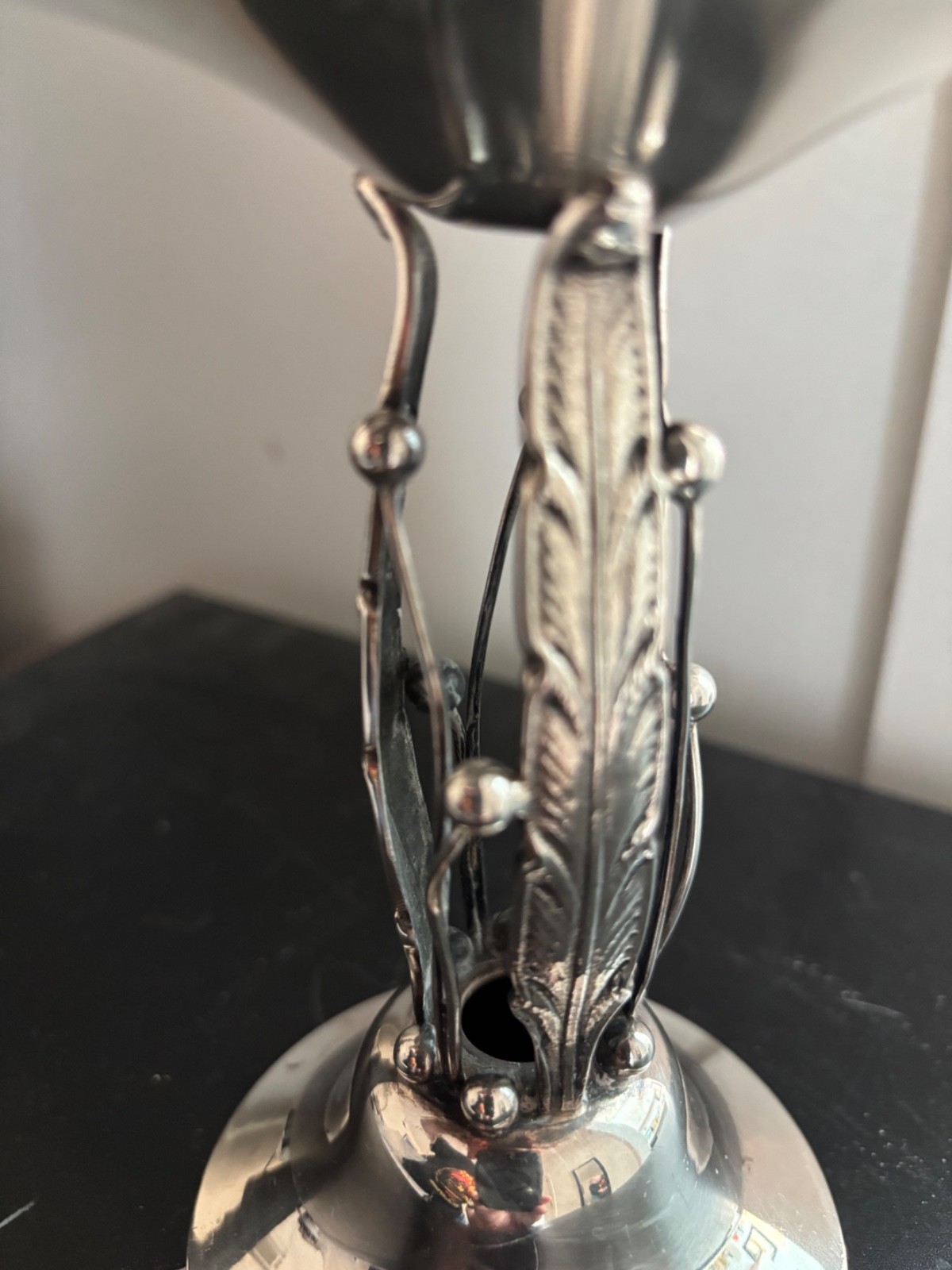 Watson Sterling Silver Heavy Compote Unique Design Minty Gem