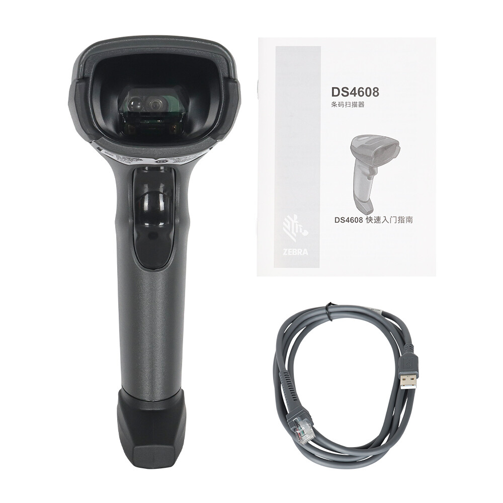 Zebra DS4608-SR00007ZZCN Standard Range 1D 2D Handheld Wired Barcode Scanner