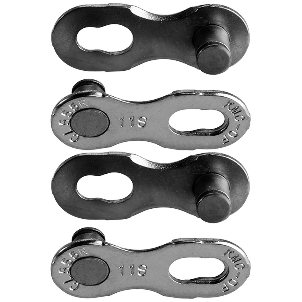 KMC 11 Speed EPT Re-Usable MissingLink, Dark Silver, 2 2 pairs, Silver
