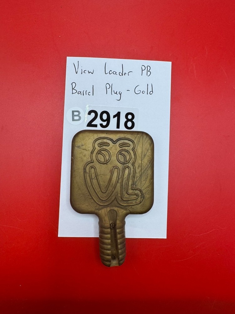 View Loader PB Paintball Barrel Plug-Gold