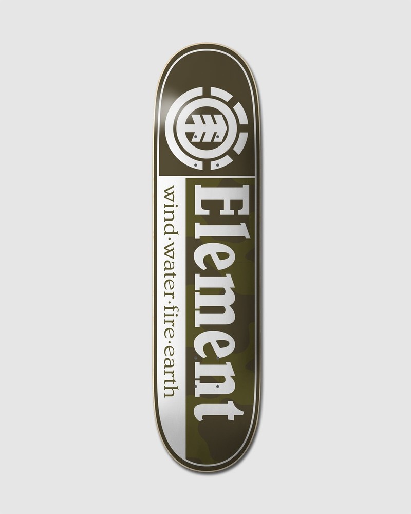 Element Skateboard Deck Camo Section 8"