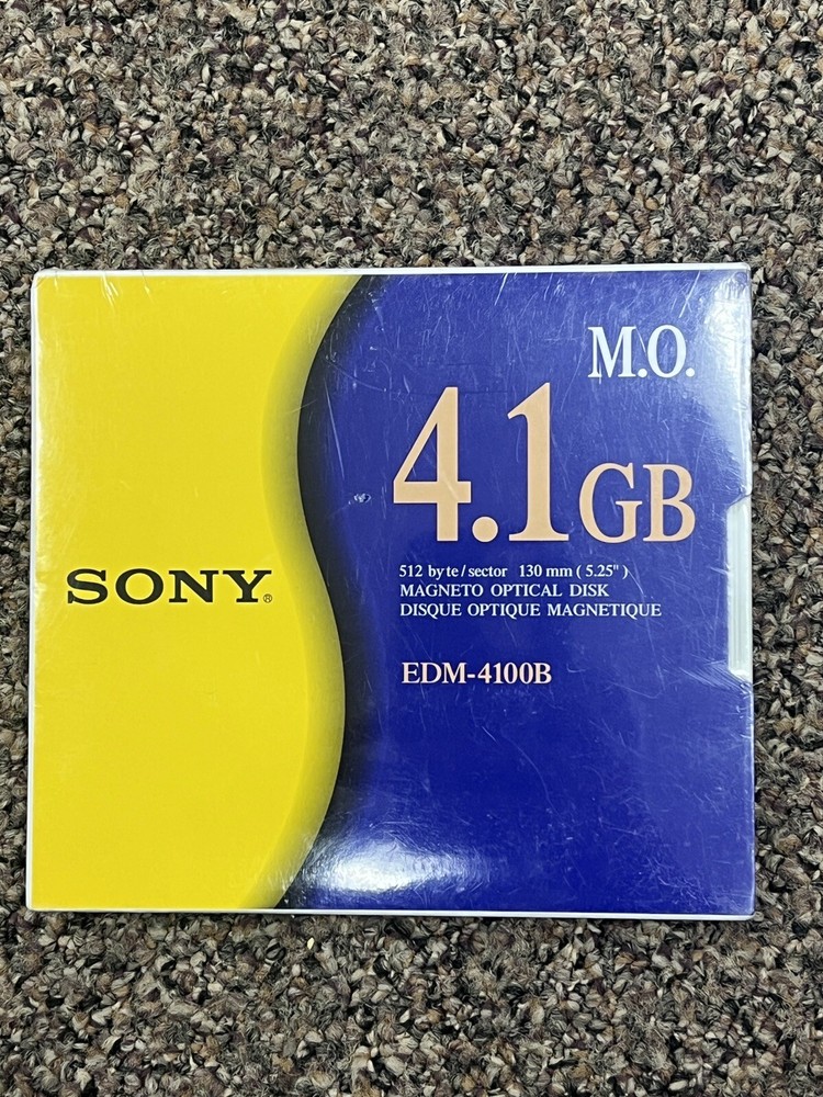 NEW Sony EDM-4100B 4.1GB 5.25 MO OPTICAL DISK