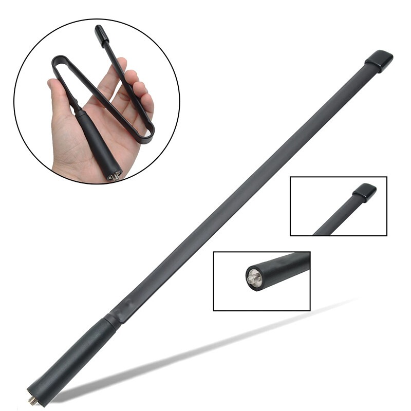 42.5'' SMA-Female Tactical Antenna VHF/UHF 18.9" For Baofeng UV-5R UV-82 Radio