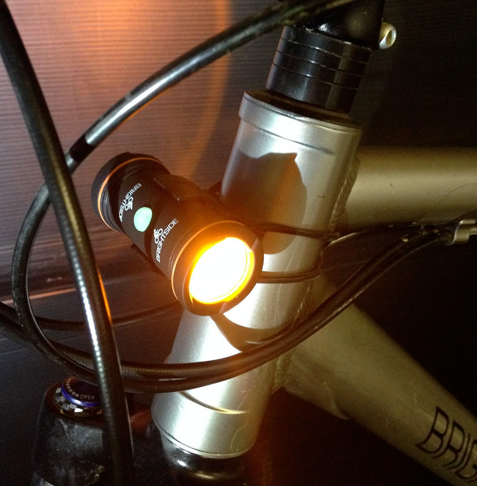 Brightside. Side Lights for Cyclists. Bright, Amber, Rechargeable, 36hr...