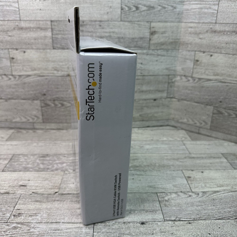 Startech 2 port USB VGA Cable KVM Switch with Remote Switch and USB Power/Data