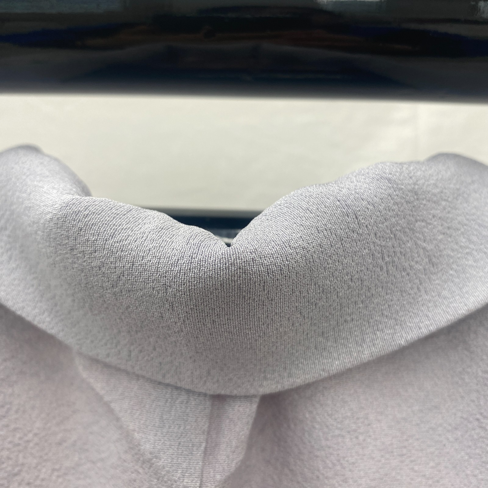 Japanese Vintage Kimono Haori Jacket Polyester Gray Traditional Authentic 35 in