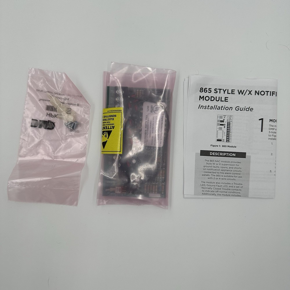 DMP 865 Style W/X Notification Module NAC Fire Alarm Interface New Open Box