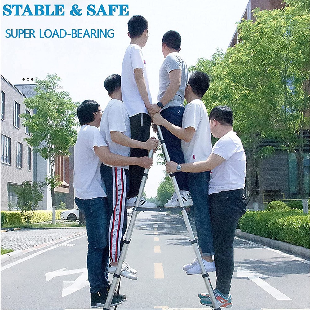 Step Ladder Extension Telescoping Lightweight Portable Folding Telescopic