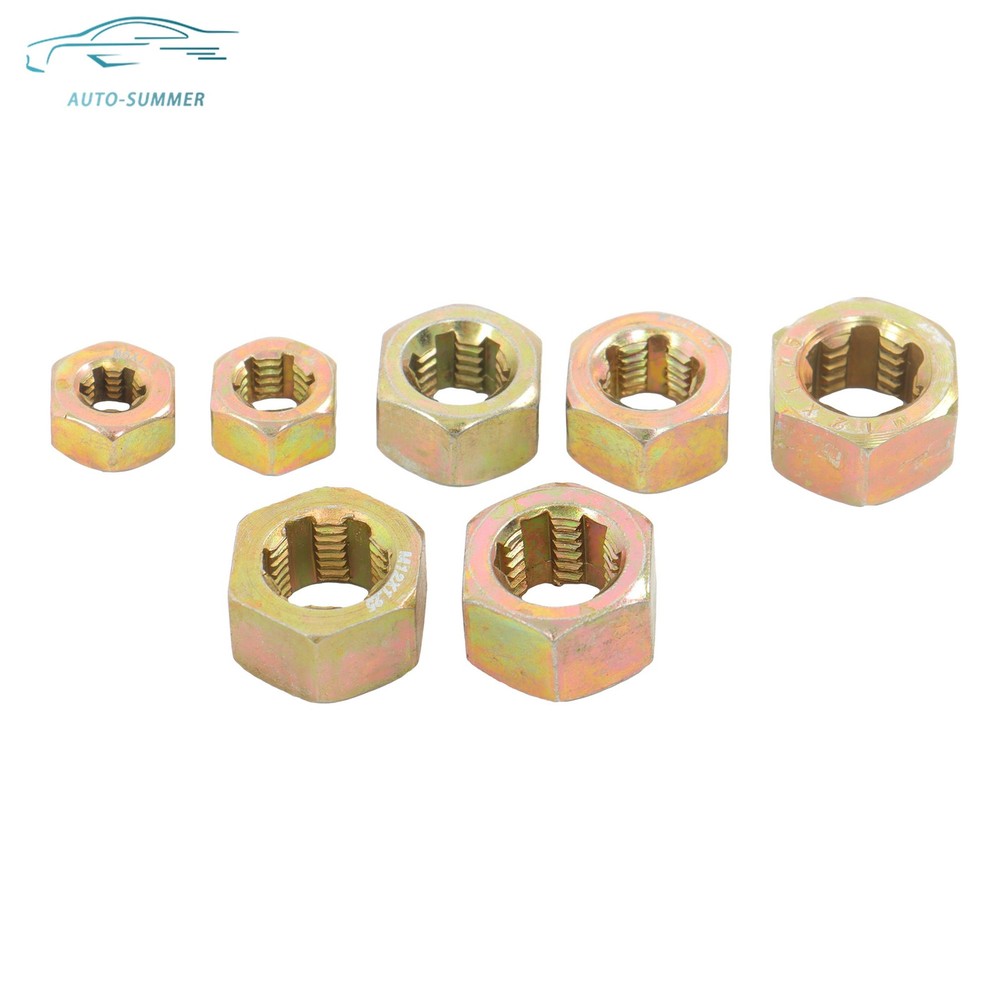 15 Piece Metric Thread Chaser Set Master Thread Rethreading Kit M6-M12 Universal