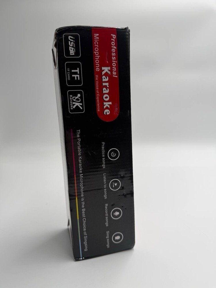 SDRD Magic Karaoke SD-08 Bluetooth Wireless Karaoke Microphone New Open Box