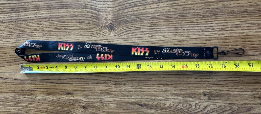 KISS by Monster Golf Black Lanyard