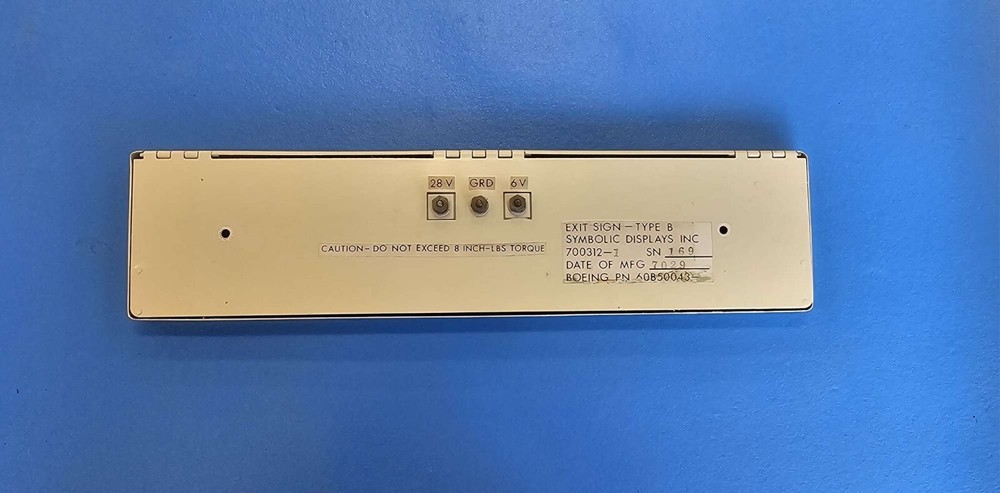Airplane Exit Sign
