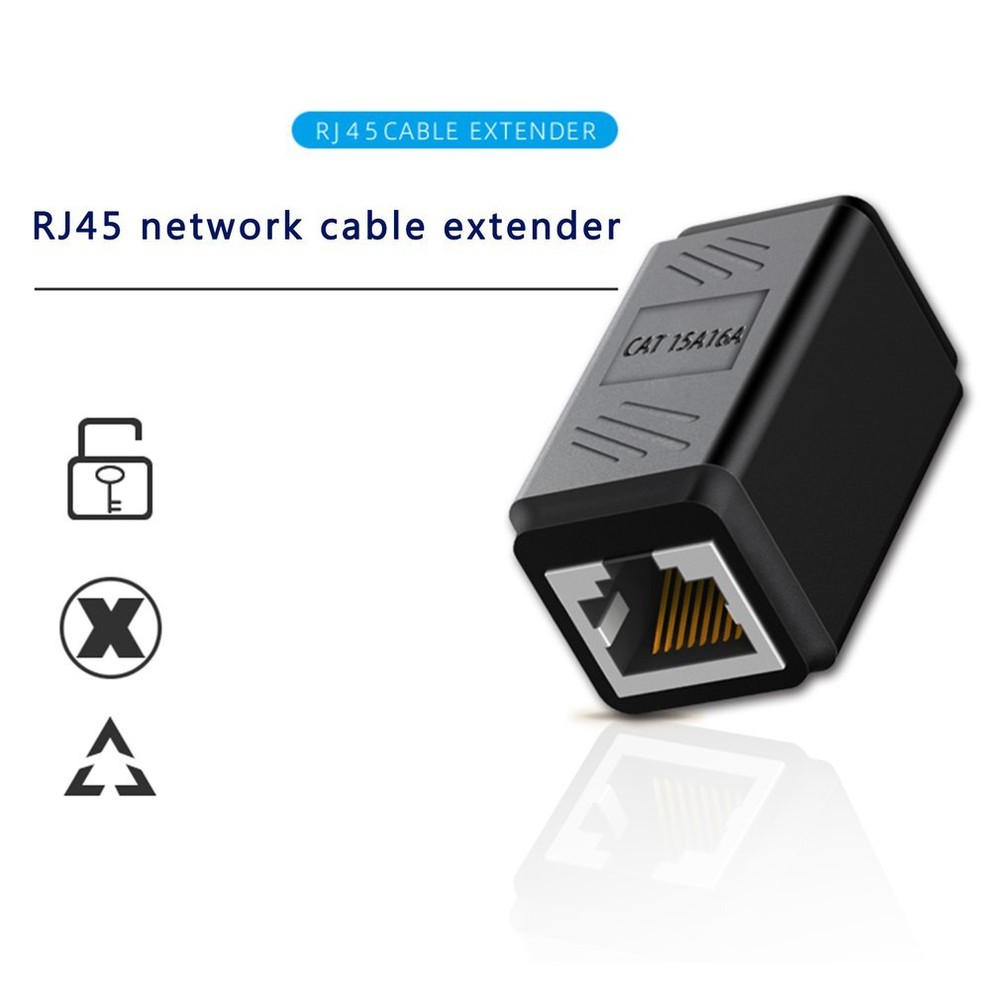 5X RJ45 Inline Coupler Cat7 Cat6 Cat5e Cat5 Ethernet LAN Network Cable Adapter