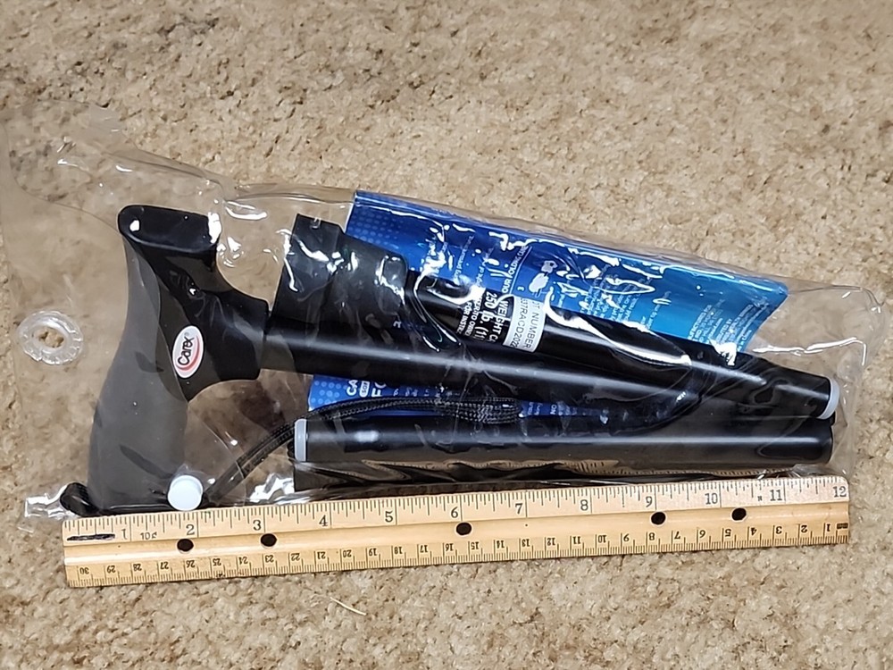Carex Folding Cane Adjustable Length 33”-37”