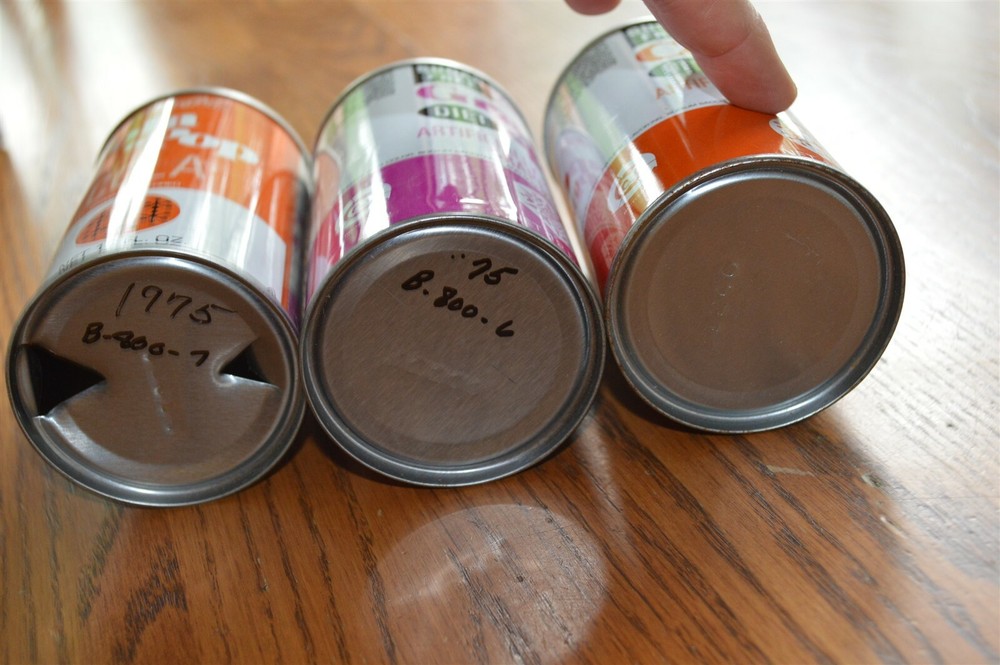 3 Different Red Owl Brimfull Pop Cans