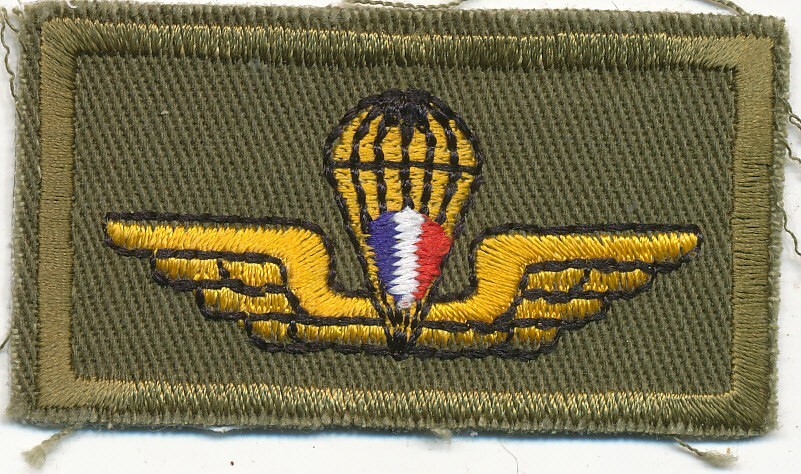 Panama Defense Forces PDF basic airborne parachute wings color Panama made