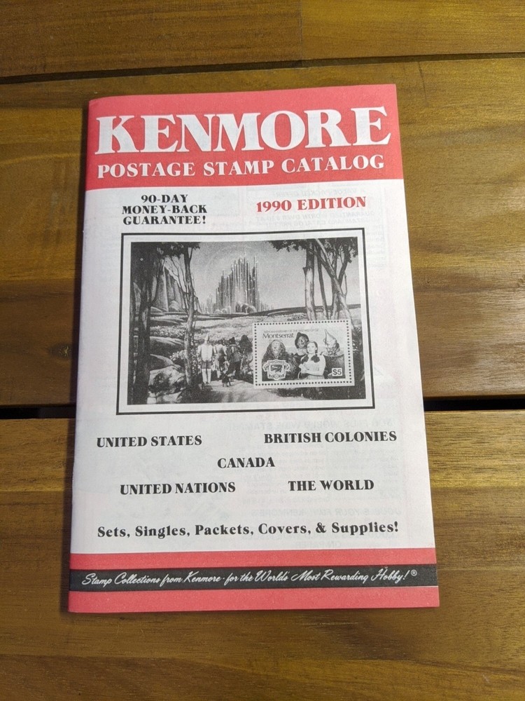 Kenmore Postage Stamp Catalog 1990 Edition