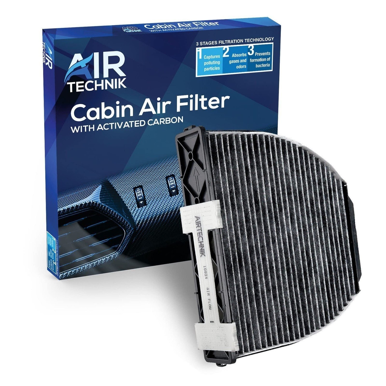 AirTechnik CF10934 Cabin Air Filter w/Activated Carbon | Fits Mercedes Benz...