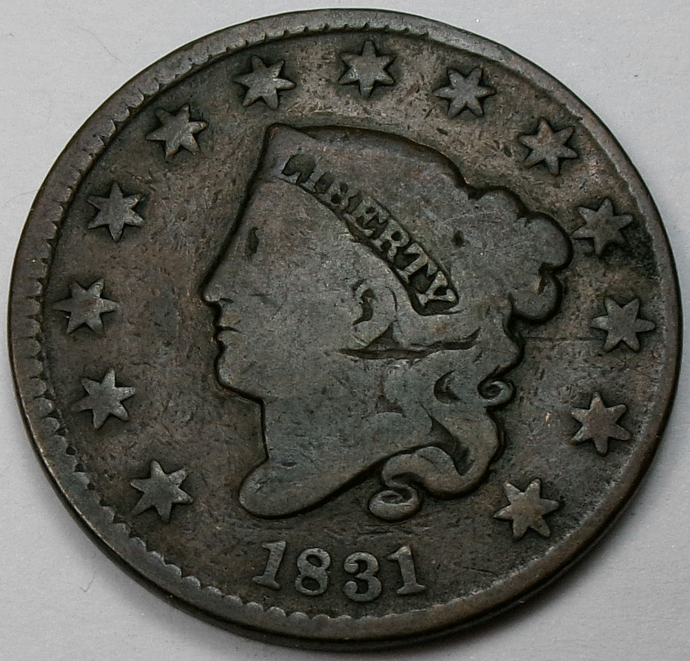 1831 Matron Head 1¢ Large Cent